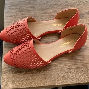Orange Flats - Size 7.5